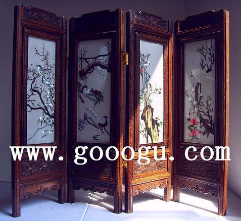 刺繡小屏風 蘇繡雙面繡 刺繡工藝品