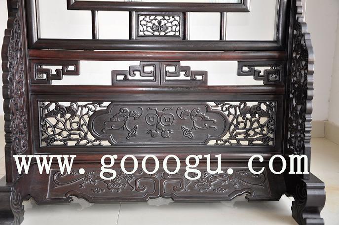 蘇繡屏風隔斷框架(局部圖)