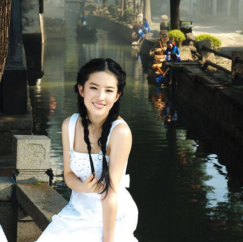 劉亦菲，明星，太湖，旅游，蘇繡