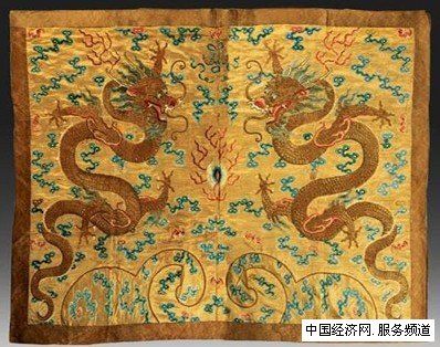 龍袍刺繡，蘇繡龍袍畫，蘇繡精品，蘇繡收藏品，嬌古蘇繡
