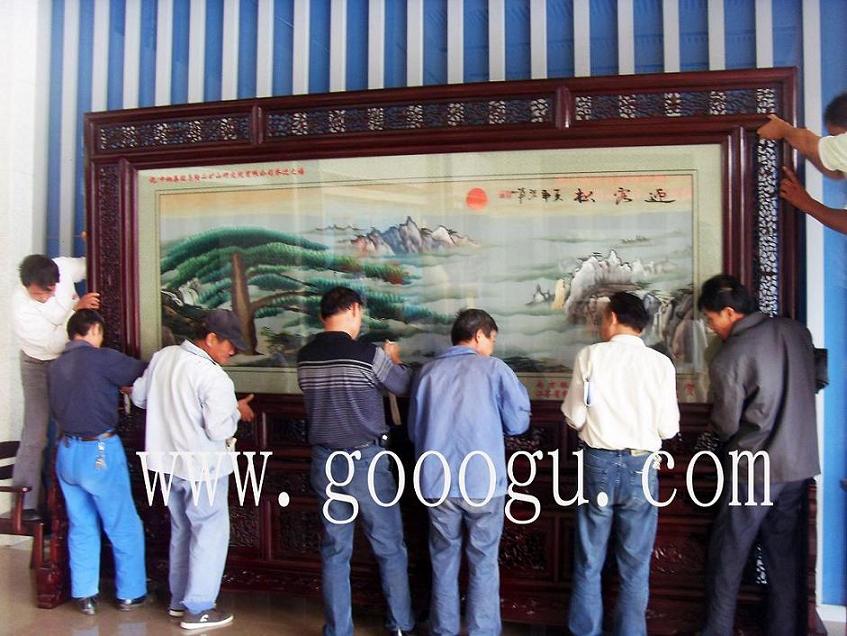 雙面繡屏風(fēng)，刺繡屏風(fēng)，落地屏風(fēng)